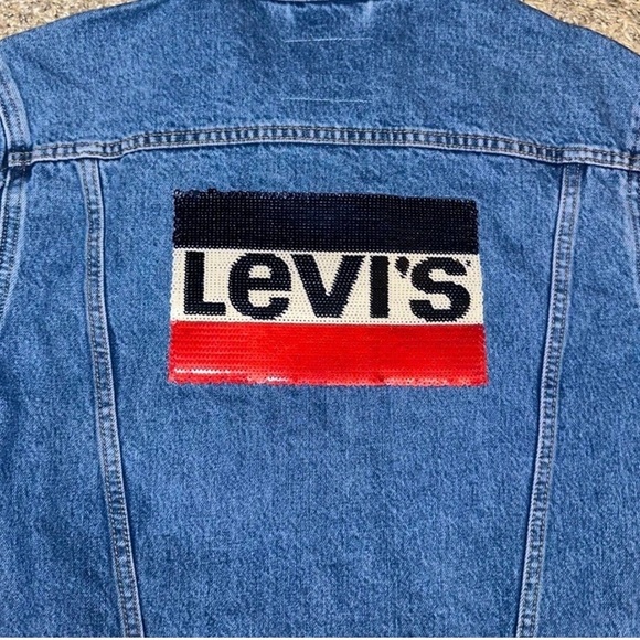 LEVIS DENIM JACKET S NWT - Picture 5 of 8